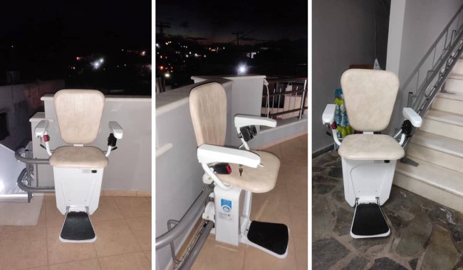 Νέα Εγκατάσταση στη ΛΑΜΙΑ, Ανελκυστήρα Σκάλας!